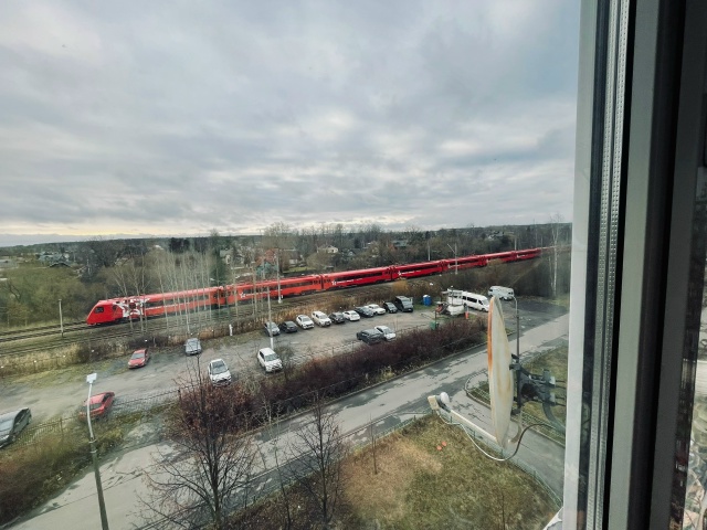 Кто знает, что делает у нас (снято в Стрельне) этот крас?...