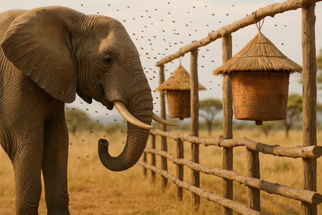 🐘 Слонов действительно пугают пчёлы.
Их тонкий слух у...