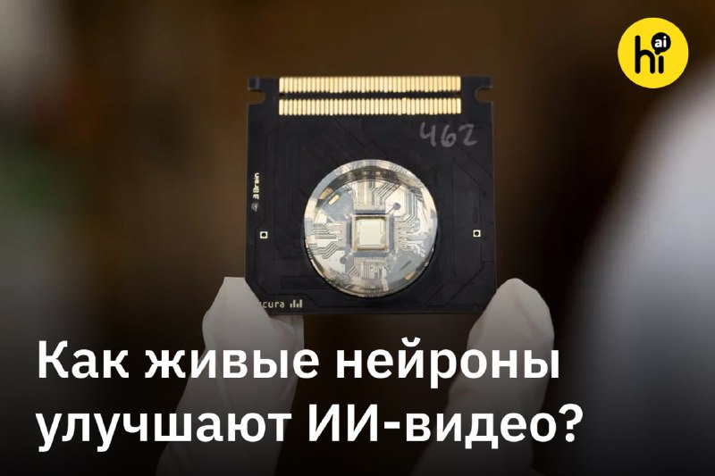 💻 Стартап улучшает генераторы видео с помощью живых нейронов
Исследователи The Biological Computing
