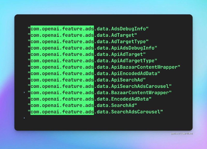 OpenAI планирует показывать рекламу в ChatGPT
В коде последней версии приложения для Android энтузи