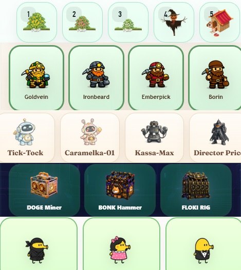 #Fomo_Fighters #Grow_Tea #Golden_Miner #Signal2193 #MEME_MINING #PandaFiT #Doodle_Jump
Комбо