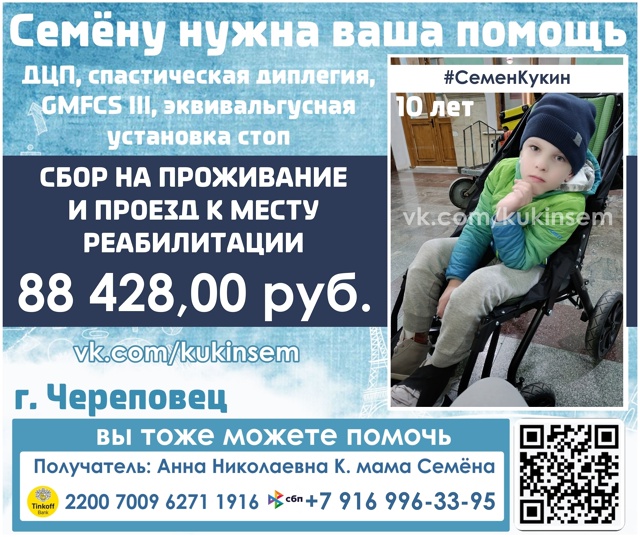Дорогие наши друзья! Мы открываем сбор!
Сумма сбора 88 428...