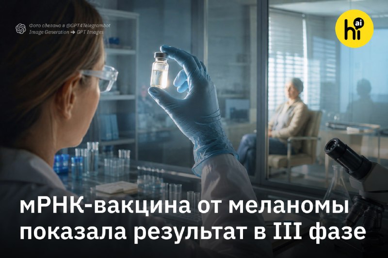 🔥 Персональная вакцина от рака показала эффективность в III фазе испытаний
Moderna и Merck объявили