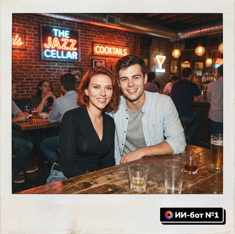 🍻 Как сделать фото со звездой в баре?
С нейросетью Nano Banana вы можете за несколько минут создать