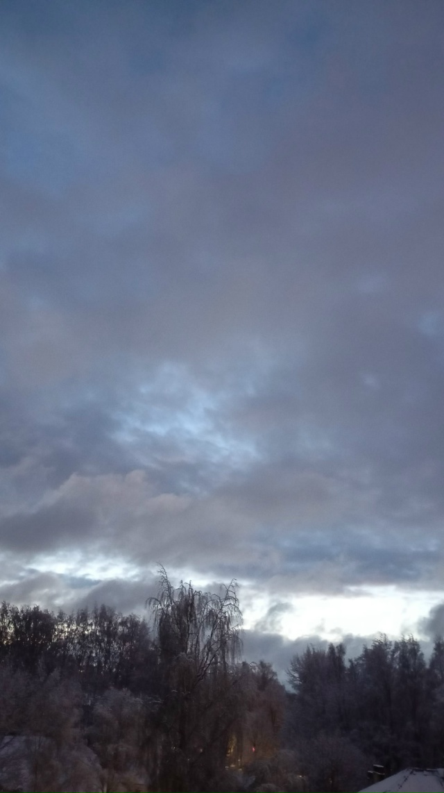 Снежные облака.