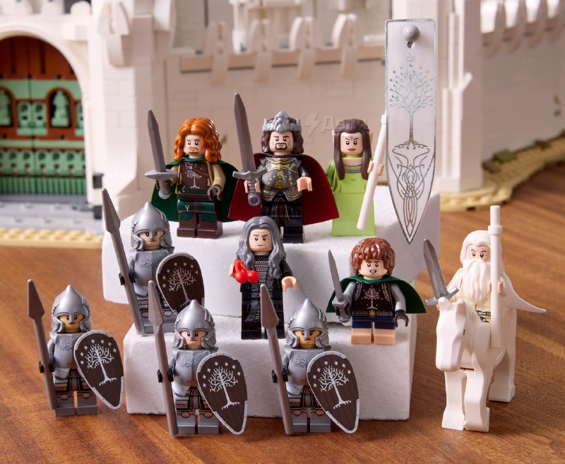 LEGO выкатили официальный анонс конструктора «Властелин колец: Минас Тирит» — самого масштабного и т