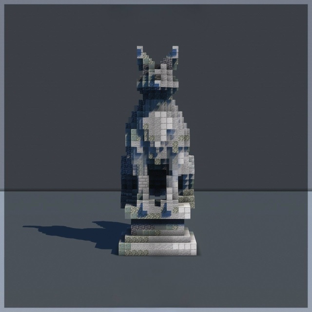 Атмосферные каменные статуи животных 🐾
Идеальное до?...