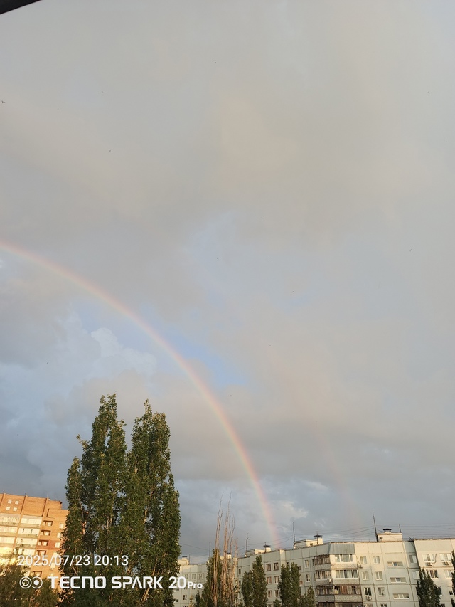 😍 радуга над Самарой