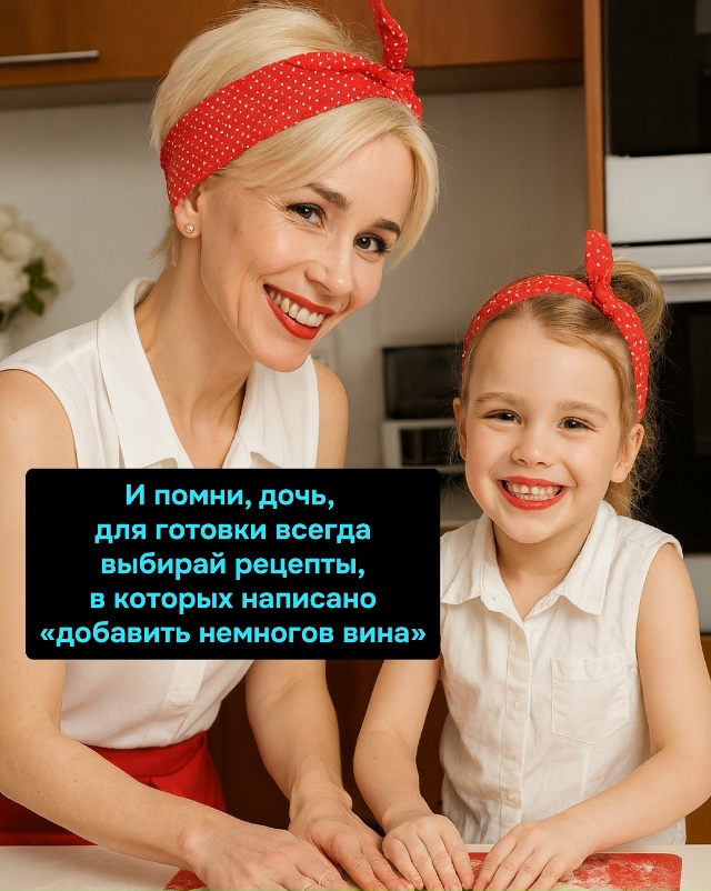Когда готовишь с вином, рецепт — это просто повод откр?...
