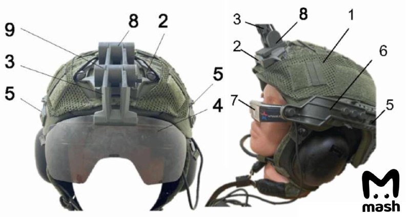Шлем "солдата будущего" с защитными очками, системой дополненной реальности и наушниками патентуют в