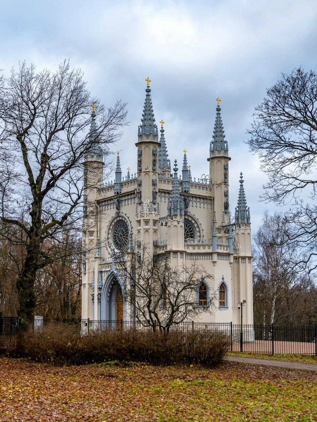 🍂 Парк Александрия в Петергофе в ожидании снежных дне...