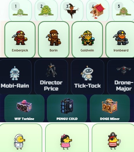#Fomo_Fighters #Grow_Tea #Golden_Miner #Signal2193 #MEME_MINING #PandaFiT #Doodle_Jump
Комбо
