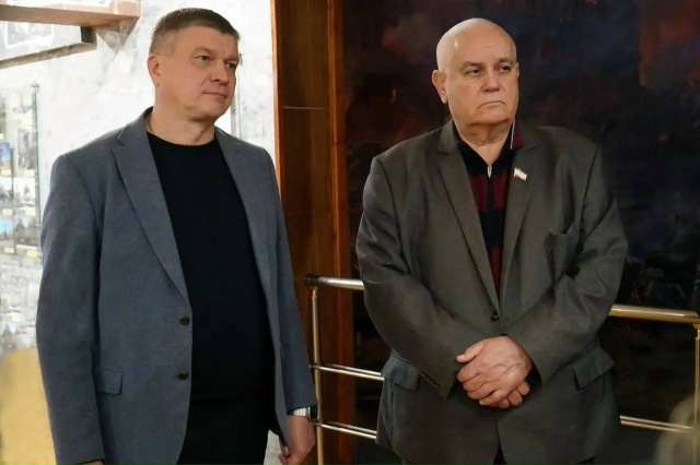 С депутатом Государственного совета РК Валерием Никол...