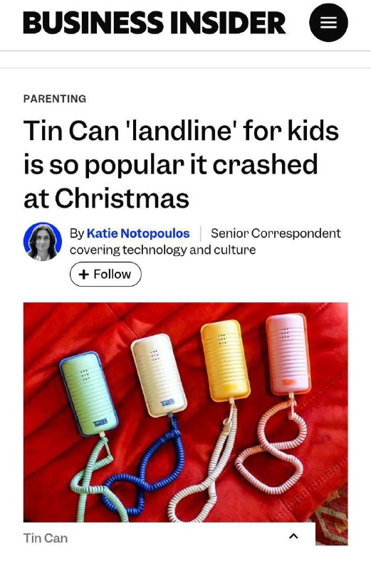 В США взлетела популярность проводных телефонов нового поколения Tin Can, на которые нельзя установи