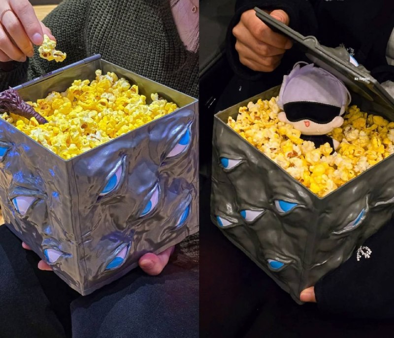 ⚡️В Корее продаётся ведерко для попкорна в стиле «Тюремного Царства».