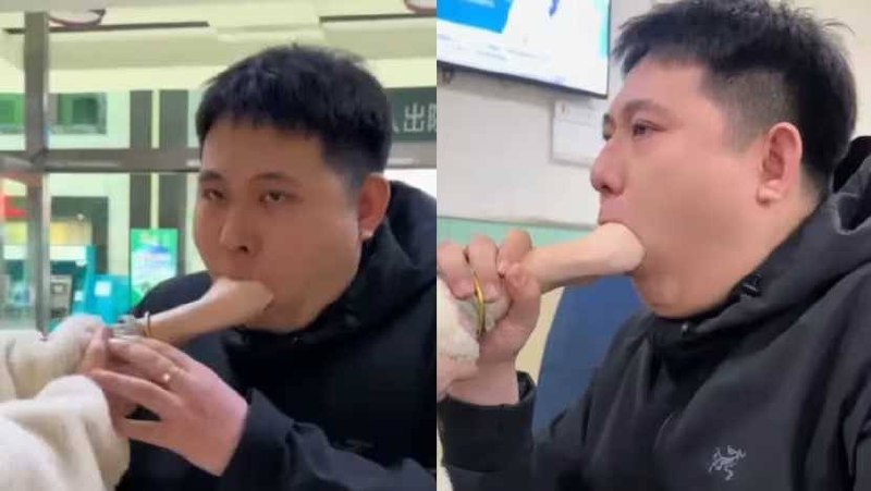 В сети взорвался новый идиотский челлендж — hand-eating challenge.
Парни запихивают руки своих деву