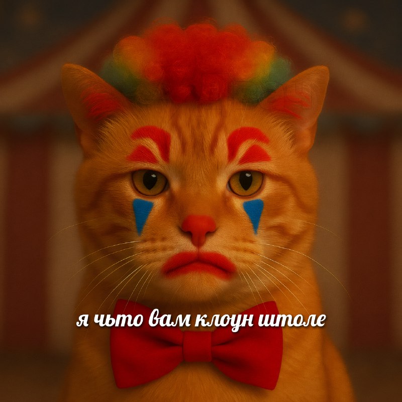 Сегодня отмечается День клоуна
Поздравляй того самого кента