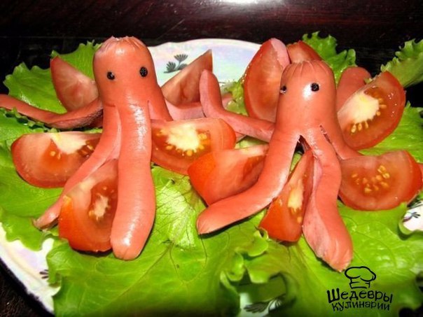 Веселые еда для детишек