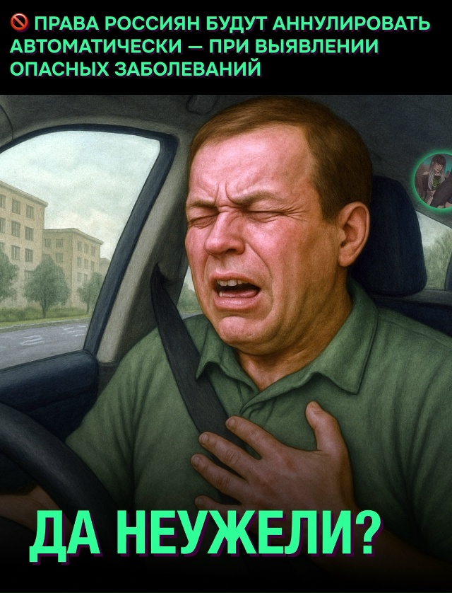 ❗ Права аннулируют по диагнозу — МВД будет забирать и?...