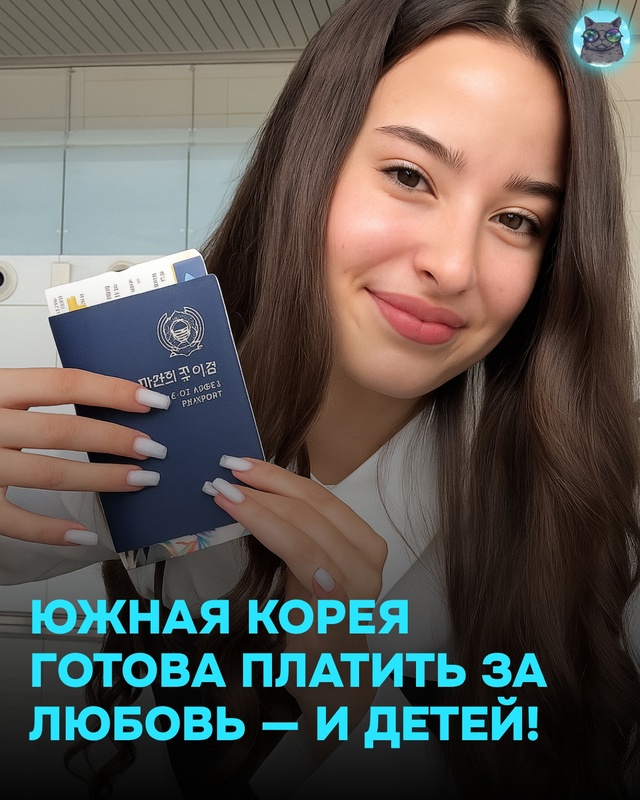 Южная Корея готова платить за любовь — и детей!
За бра?...