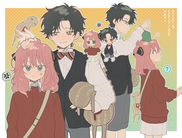#SPY_FAMILY / Семья Шпиона
Art: kawama_rei
(Аня х Дэмиан)