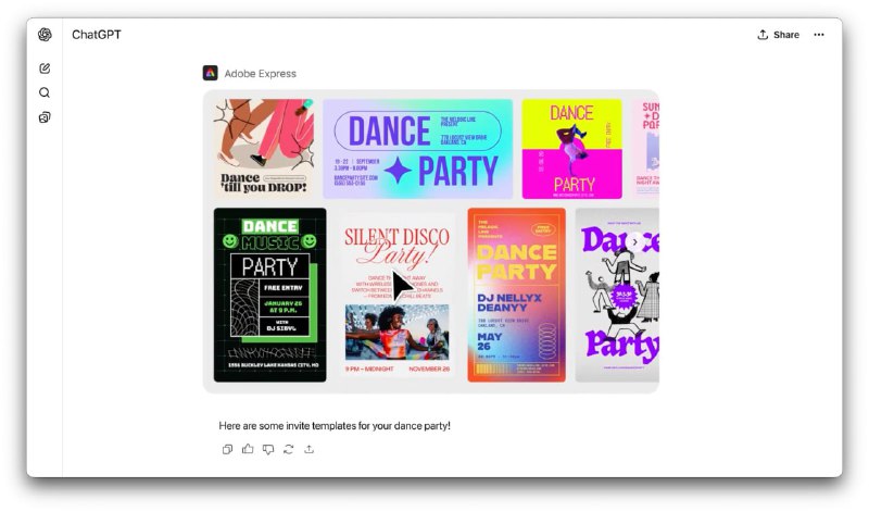 Пакет Adobe добавили прямо в ChatGPT — даже для бесплатных подписчиков. Через чат-бота теперь можно