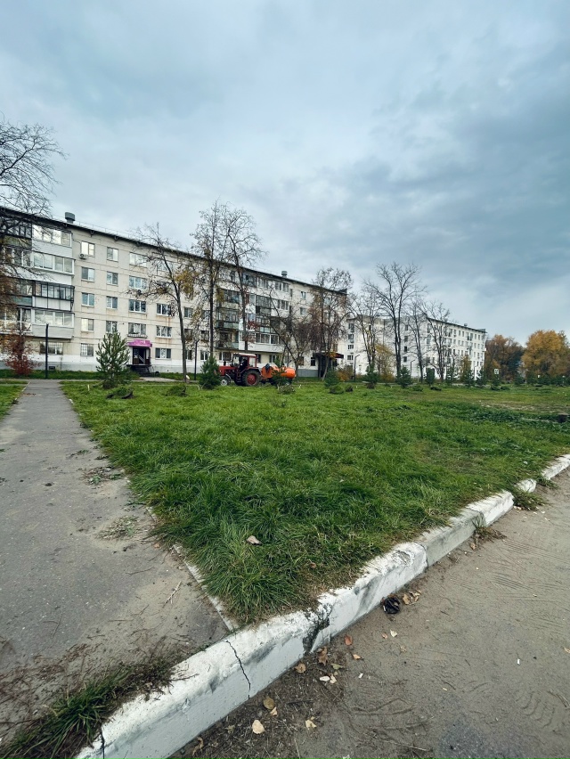 Молодцы красоту делают по городу.