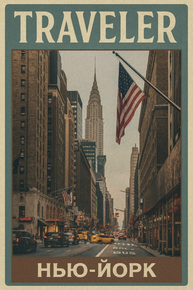 🌍 Нью-Йорк — город, который никогда не спит.
⠀
Располо...