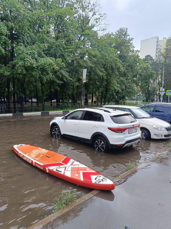 Один плюс в московской погоде: теперь для вашего транспорта всегда найдётся место на парковке. Но ес