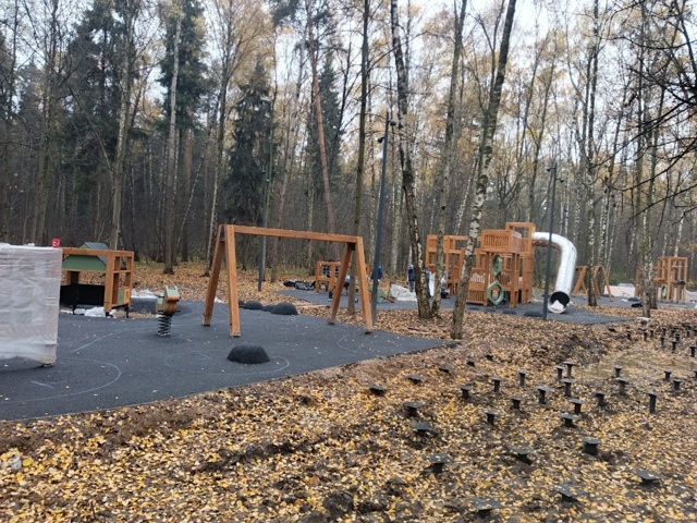 Новая игровая зона в Ольгинском лесопарке.
Срок запус?...