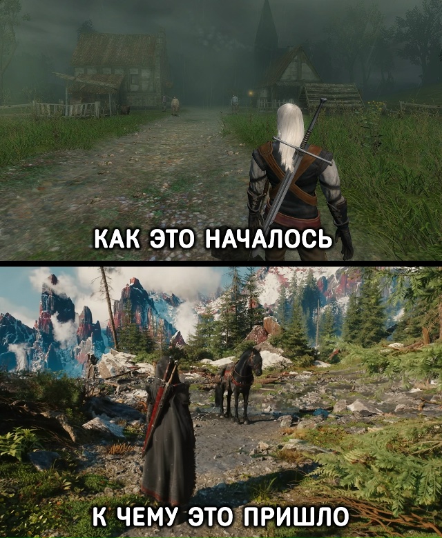 Порой мы забываем, как сильно изменилась графика в игр?...