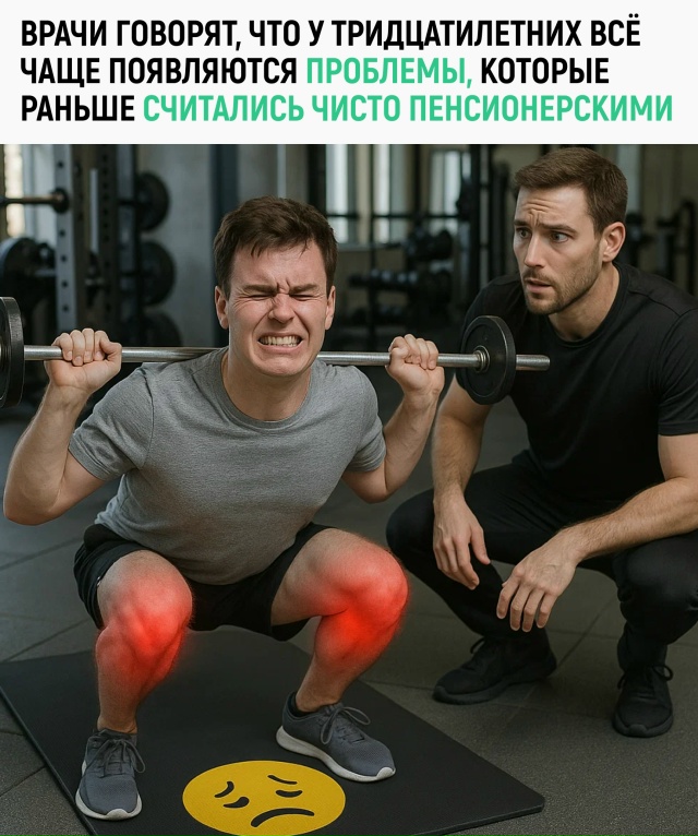 Колени хрустят, поясница ноет, суставы ведут себя как с...