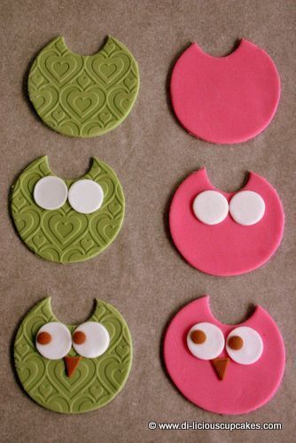 Мастичный декор для капкейков