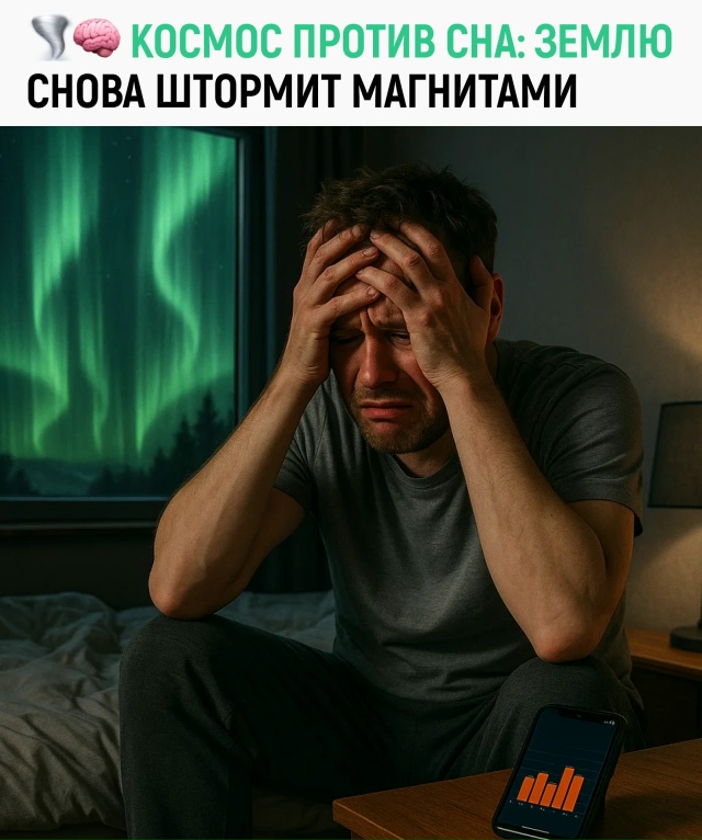 Во время магнитных бурь люди жалуются на бессонницу, г?...