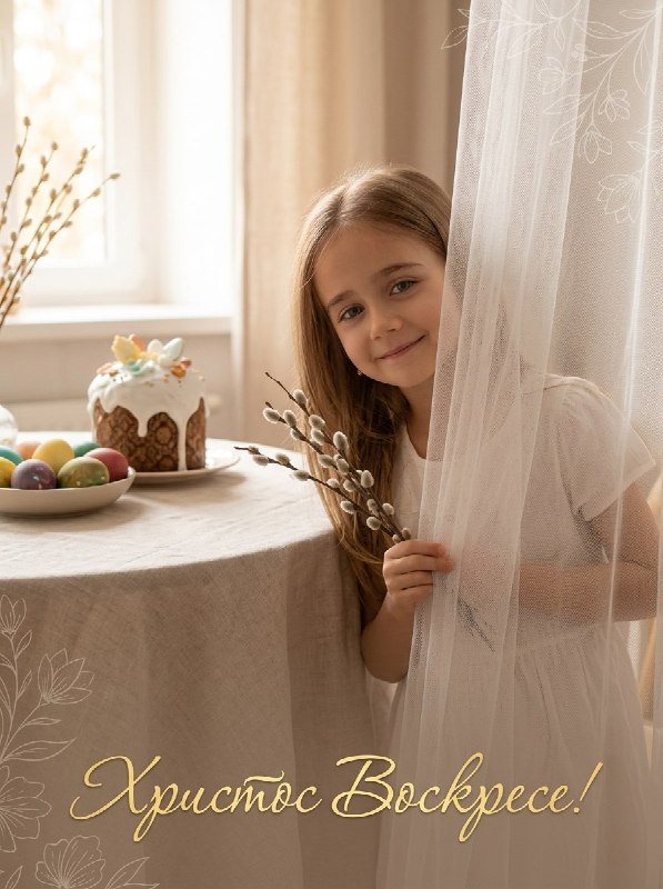 С праздником светлой Пасхи! 🥚
Христос Воскрес!
✔️ Шаблоны для пасхальных открыток уже в боте! 👇🏻