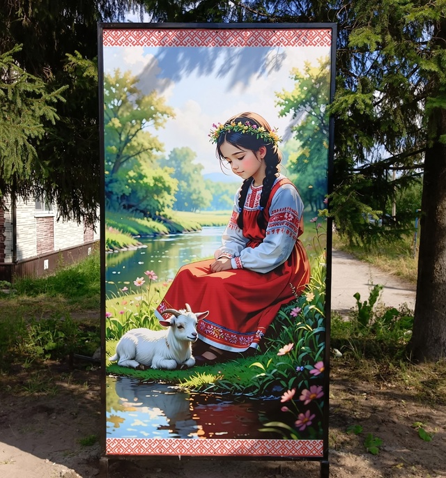 На Гагарина рядом с д/с Аленушка появилась вот такая кр...