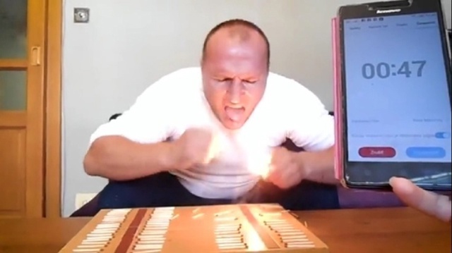 За одну минуту Павол Дурдик из словацкого города Пухов...