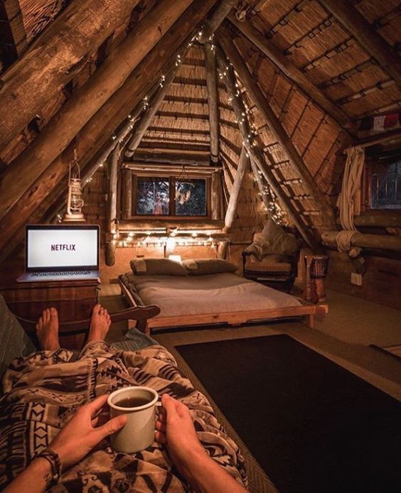 Хочу маленький деревянный дом в самой глуши леса и кру?...