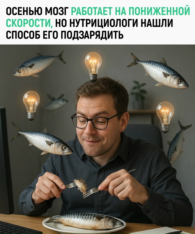 Ясность ума официально зависит от рыбы. наконец-то пов?...