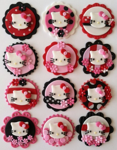 Мастичный декор для капкейков