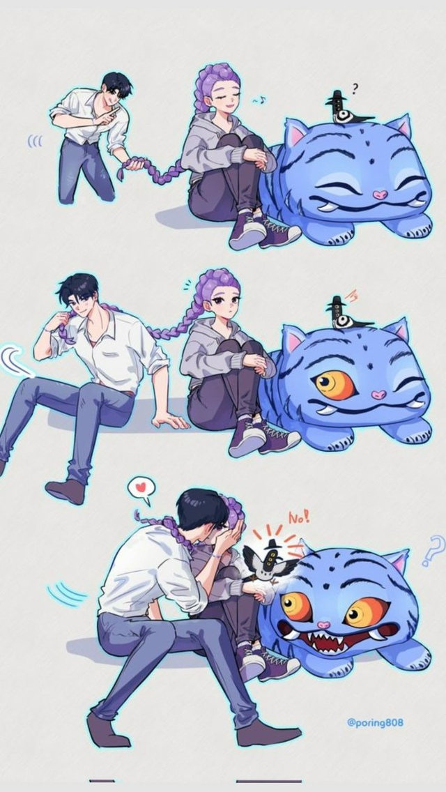 #Аниме_романтика
#Аниме_арт
#kpopdemonhunters