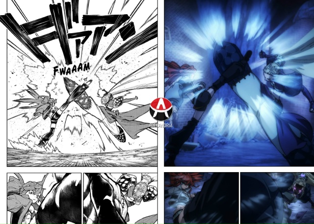 ? Сравниваем «Гачиакуту»: манга х 18 серия.
#сравнение...