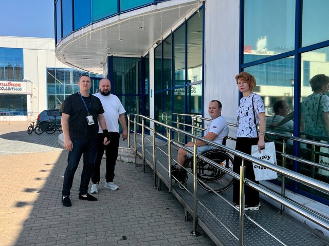 ♿️ Во Дворце спорта «Багратион» прошла проверка дост?...