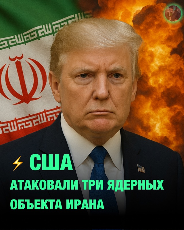 ‼ Трамп объявил об успешной атаке ВВС США на три ядерн?...