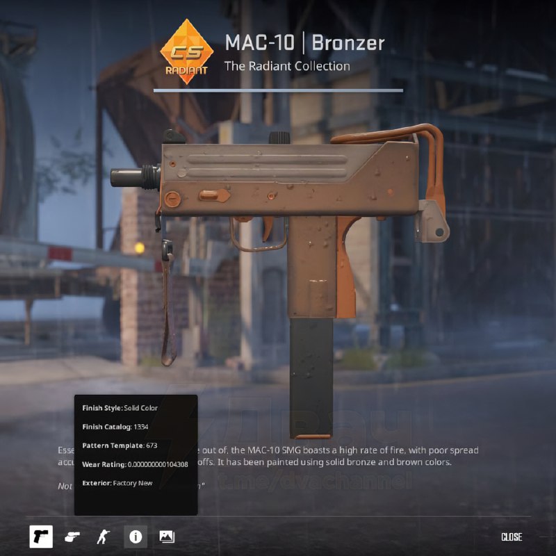 Китайский зумер выбил в CS2 скин MAC-10 «Бронзовый», который оценивается в 4 миллиона рублей
😶У ски
