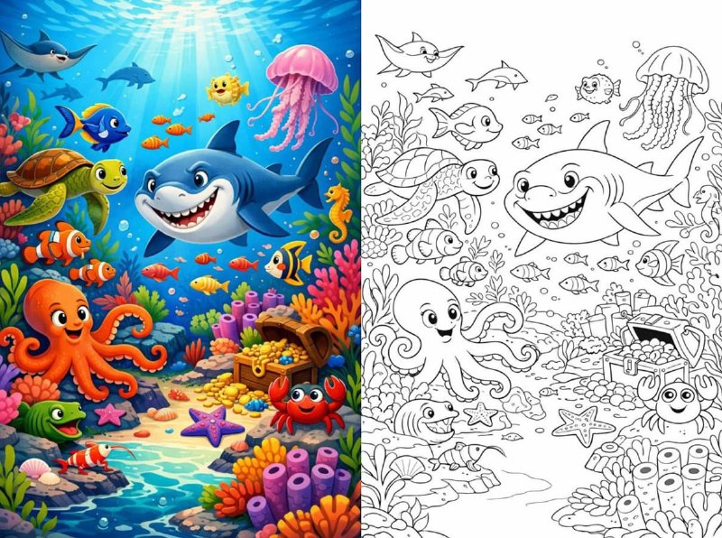 ✏️ Как превратить любую картинку в раскраску
Больше не нужно покупать бесконечные книги-раскраски