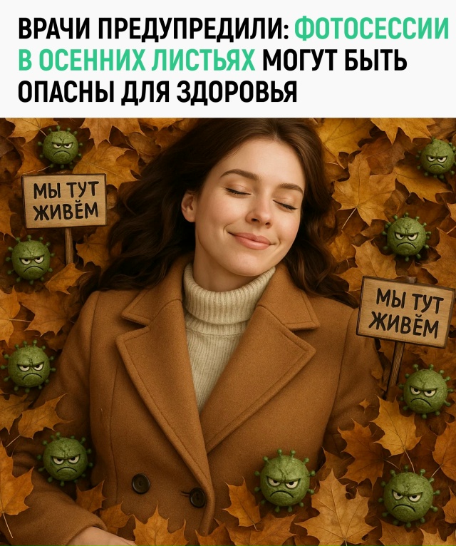 Золотая осень — золотое время, чтобы словить микоз, бр?...