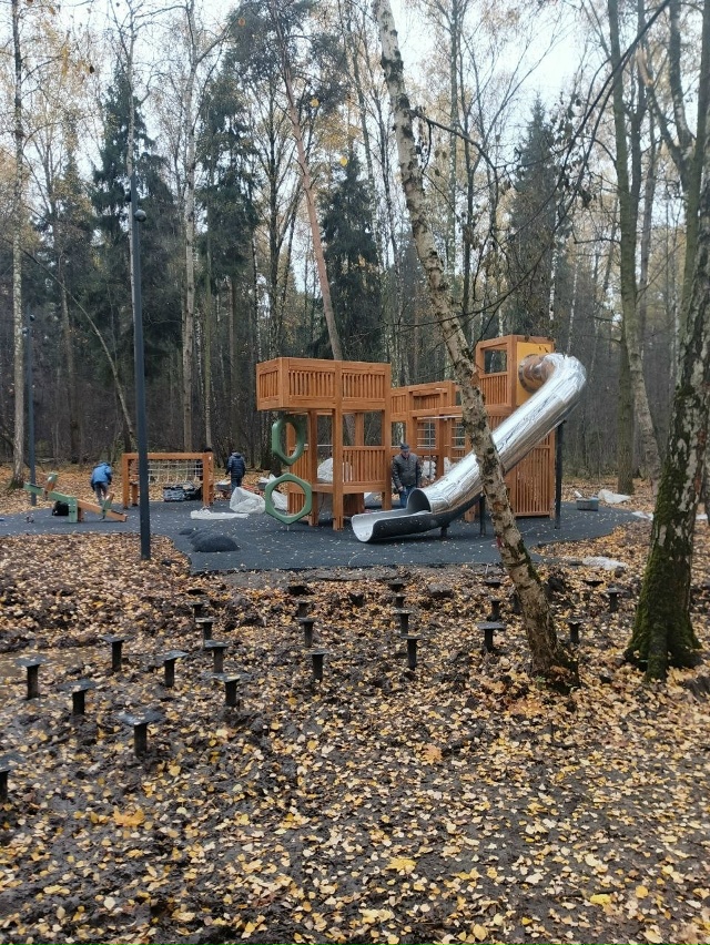 Новая игровая зона в Ольгинском лесопарке.
Срок запус?...