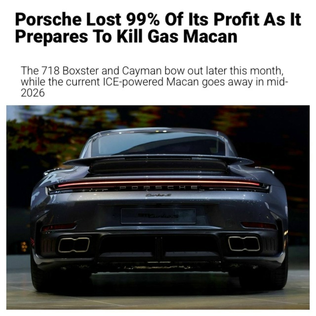 😱 Эра бензиновых Porsche заканчивается — Cayman, Boxster и Macan с?...