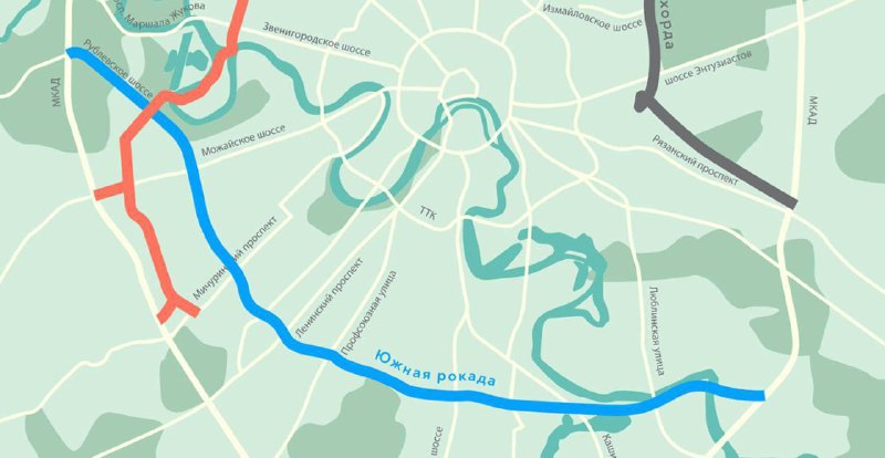 🗺️ С завода прямо в особняк: открылся последний участок Южной рокады в Москве
Он проходит от Капотн